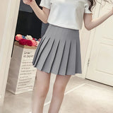 Toloer Skirt Spring And Summer Female 2024 New Student Korean Version Short Style Slim Skirt High Waist Short Skirt Female Student Skirt Female-Outfit