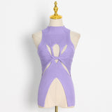 Waistcoat Women 2025 Spring New Hollow Kinesith Sling Sling Vest