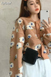 Flower Jackets for Women Crop Coat Winter Clothes Woman Ropa Mujer Long Sleeve Jacket Korean Fashion Embroidery