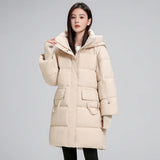 2024 Winter Clothing New Cotton Clothing In The Long Korean Version Of The Thick Trend Fashion Show Thin Cotton-Padded Jacket Coat Female-Outfit