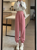 Leg White Sweatpants For Women Autumn 2022 High Waist Oversize Pants Joggers Loose Trousers Women Sweatpants