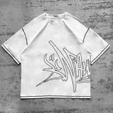 punk baby short-sleeved hip-hop tops women's summer tops E girls Harajuku T-shirt basic y2k women's 2023 men's