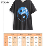 Loose Retro Print T Shirt Women Short Sleeve O Neck Cotton Tshirt Shirts Summer 2023 Woman tshirts Oversize Tops