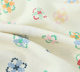 Women's Linen-Blend Printed Trousers