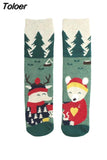 Women's Socks Christmas Peonfly Fashion Harajuku Cute Cartoon Animal Cat Dog Printed Socks Funny Skate Cotton Happy