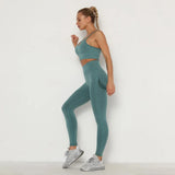 Gym Set Sports Bra and Leggings Jogging Women Set Clothes Seamless Workout Sports Tights Women Fitness Sports