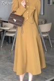 Quality New Summer Fashion Korean Sweet Elegant 2 Piece Set Women Crop Top Shirt Blouse Midi Skirt Suits Two Piece