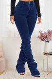 Blue High Waist Stack