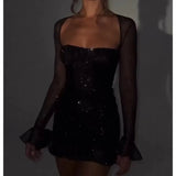 Babes Dress Black Flashing Little Dress Perspective