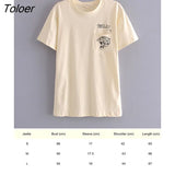 Loose Retro Print T Shirt Women Short Sleeve O Neck Cotton Tshirt Shirts Summer 2023 Woman tshirts Oversize Tops