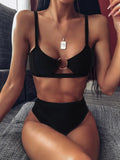 Toloer 2023 Swimsuit Ladies Split Swimsuit Leopard Print Bikini New Swimsuit-Outfit