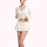 Summer New Women's Sexy Hot Chick Knitted Short Sleeve Wrapped Breast Small Waist Coat Outside The