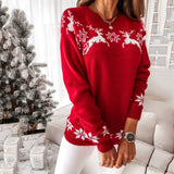 Unisex Christmas Sweater Santa Elf Funny Christmas Slim Jumper Female Autumn Winter Tops Clothing Soft Hot Sale sueters de