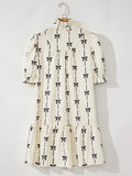 Summer New Lotus Leaf Side-Sleeved Women's Bow Jacket