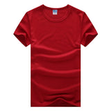 Fashion Men's T Shirt Men Casual Brand Solid Color Bottoming T Shirt Male Outdoor Perspiration
