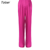 Y2k Sexy Two Piece Set Women Satin Coat Top With Pants Suit 2022 Fashion Chic Autumn Streetwear Female 2 Piece Sets