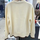 Cardigan Women Bow Diamond Grid Twisted Stripes Winter long Sleeve Top Short Coat Korean Fashion Knitted Sweater