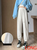 Waist Sweatpants Women Wide Leg Pants Oversized Baggy Pink Trousers Loose Sweatpants Female Khaki Pants For Women