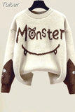 Winter New Cashmere Vest Coat Embroidery Knitted Sweater Casual Trousers Three Piece Elegant Women's Pants Set