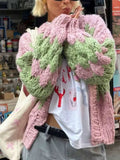 And Winter Leisure 2025 Women's New Products Jacket Knitted Cardigan Sweater Clammed Lady's
