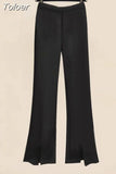 Pleated Waist Panel Chiffon Shirt Casual Wide Leg Pants Two Piece Elegant Women's Pants Set Summer