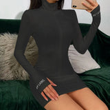 Firm Streetwear Slim Fit V Neck Long Sleeve Tops & Lace Shorts Two Piece Set Women Casual Suits