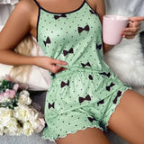 Summer Women's Pyjamas Two Sets Of Sexy Casual Sling Vest Shorts Homewear
