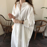 Plus Size Summer Shirt Dress Pink Evening Kaftan Vintage Dress Party Oversize Long Beach Women Dresses Robe Vestido