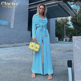 Fashion Beige Pleated 3 Piece Sets Womens Outifits Elegant Lapel Long Sleeve Blouse + Tank Top With Wide Leg Pants
