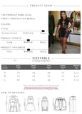 Sisterlinda Autumn Sexy See Through Bodycon Mini Dress Women Casual Street Short Sleeve Hollow Out Party Clubwaer Female