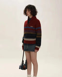 Aesthetic Knitted Zip
