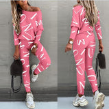 Women Jogger Winter Pants For Plus Size Top Sets Two Piece Set Women's 2022 Pants Suit Female Met Warm Tops