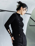 Irregular Slim Knitting Cardigan Sweater Loose Fit V-Neck Long Sleeve Women New Fashion Tide Autumn Winter 2022