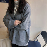 Sweaters Women Cardigan V-Neck Long Sleeve Fashion Loose Breathable Casual Knitting Female 7 Colors Autumn Comfortable