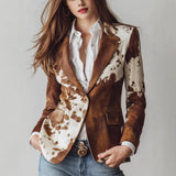 Collar Button Decorating Cashmeat Jacket In Autumn