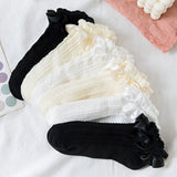 Party Sannian Women Lace Socks 2022 New Summer Thin White Japanese Cute Lolita Cosplay Socks Photograph Ball Party