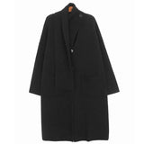 Women Apricot Long Knittign Slit Big Size Long Dress New Scarf Collar Long Sleeve Fashion Tide Spring Autumn 2023