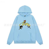 2025 Spoder Spider Web Print Hooded Hooded Hooded Hooded Casual Loose