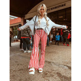 Tie Dye Flare Pants Women Brown Leopard Y2K Joggers High Waist Double Layer Mesh Girl Aesthetic Trousers Female