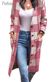 Coat Women Winter 2023 New Long Wool Coat High Quality Luxury Slim Fit Jacket Single Breasted Top Female Women's