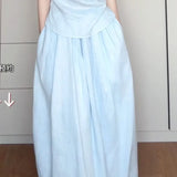 Temperament Lazy Style A Set Of Thin Shirt Folds Design Smear Tsets Women's Boobs Half-Dress Women's
