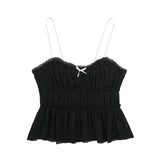 New Small Bow Ornament Texture Sling Sling Clothing