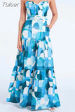 Streetwear Slim Dress For Women Square Collar Sleeveless High Waist Backless With Belt Print Dress Female Summer 2023