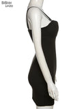 Sisterlinda Spring Party Vacation Birthday Trend Y2K Dress Women Sleeveless Backless Skinny Sexy Nightclub Clubwear Lady