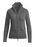 Turtleneck Sweater Women Autumn Winter Warm Jumper Long Sleeve Top Knitted Cardigan Vintage Korean Fashion Solid Zip Up