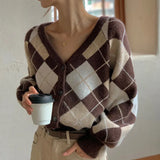 Women Clothing Oversize Womens Sweaters Autumn Vintage Loose Winter Sweater Knitted Women Cardigan Knit Button