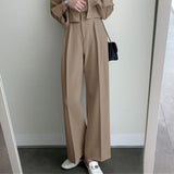 Toloer Suit Jacket Female 2024 Spring And Autumn Small Korean Fried Street New Korean Version Of The Casual Suit Jacket-Outfit