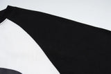 Star Graphic Raglan Short Sleeve Oversized Tee-Outfit