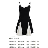 Low Breast Hanging Long Dress Spring 2025 Splicing Party Sexy