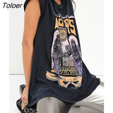 Loose Retro Print T Shirt Women Short Sleeve O Neck Cotton Tshirt Shirts Summer 2023 Woman tshirts Oversize Tops